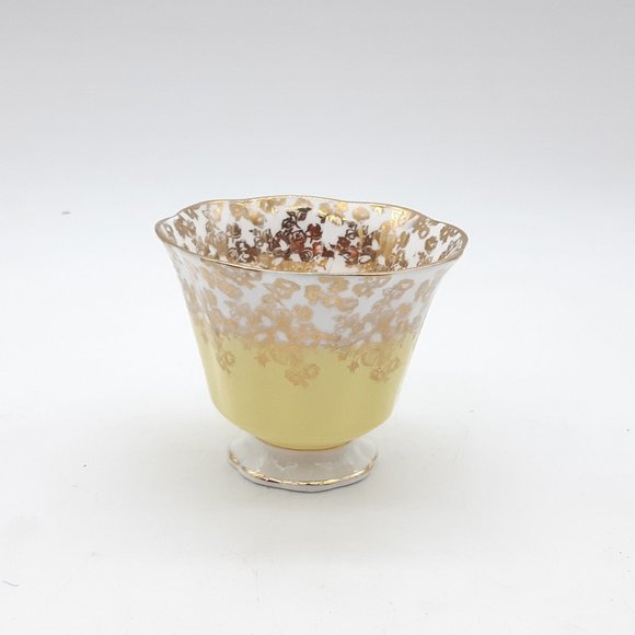 Yellow Tea Cup & Saucer by Royal Albert Cascade Series - Picture 7 of 11